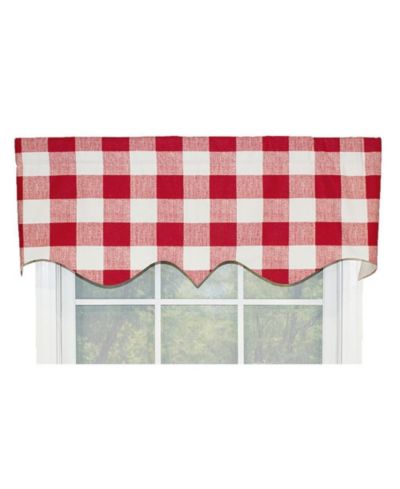 Валанс RLF Home Grande Check в королевском стиле, 50" x 17"