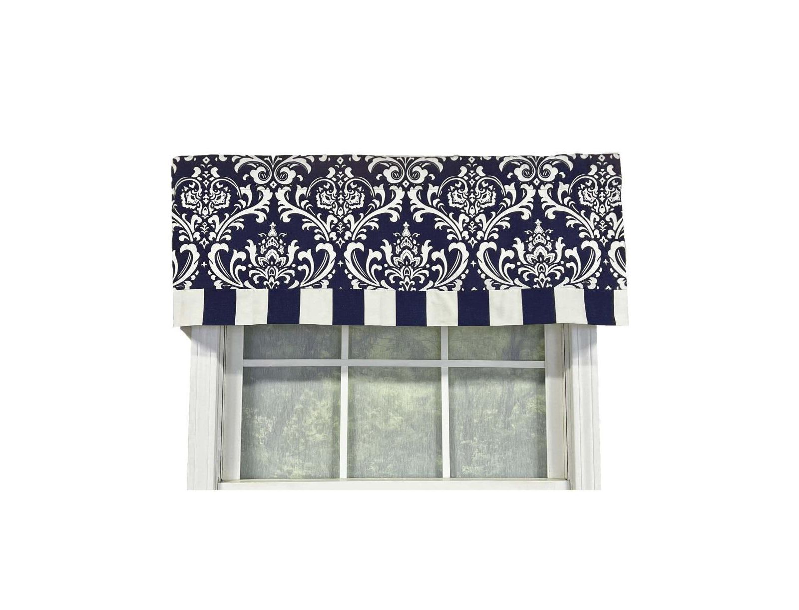 Декоративная занавеска RLF Home Ozbourne Style Banded 3" Rod Pocket 50" x 16"