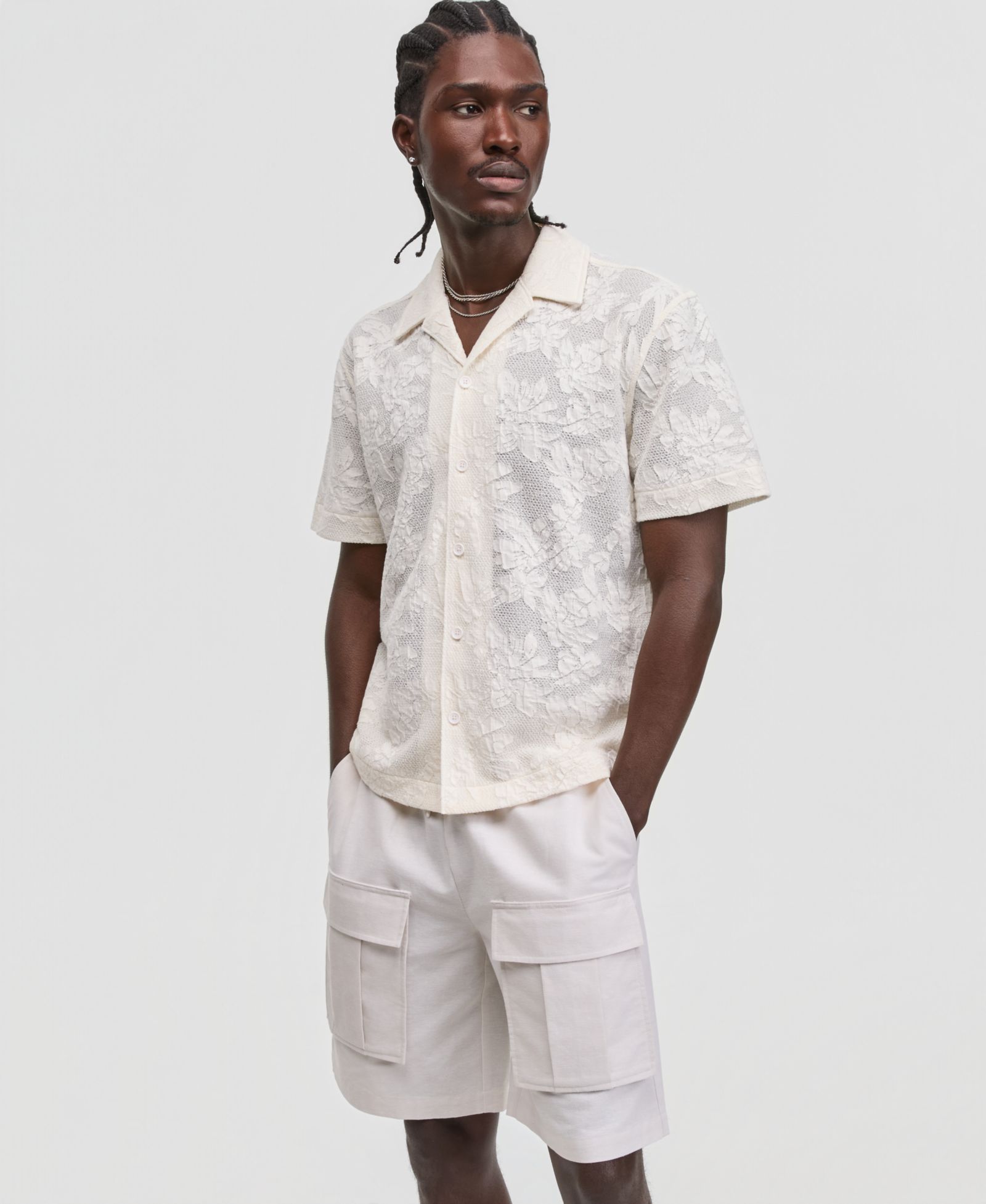 Mode of One Men's Relaxed-Fit Sinclar Camp Shirt, Macy's Exclusive