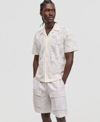 Mode of One Men's Relaxed-Fit Sinclar Camp Shirt, Macy's Exclusive