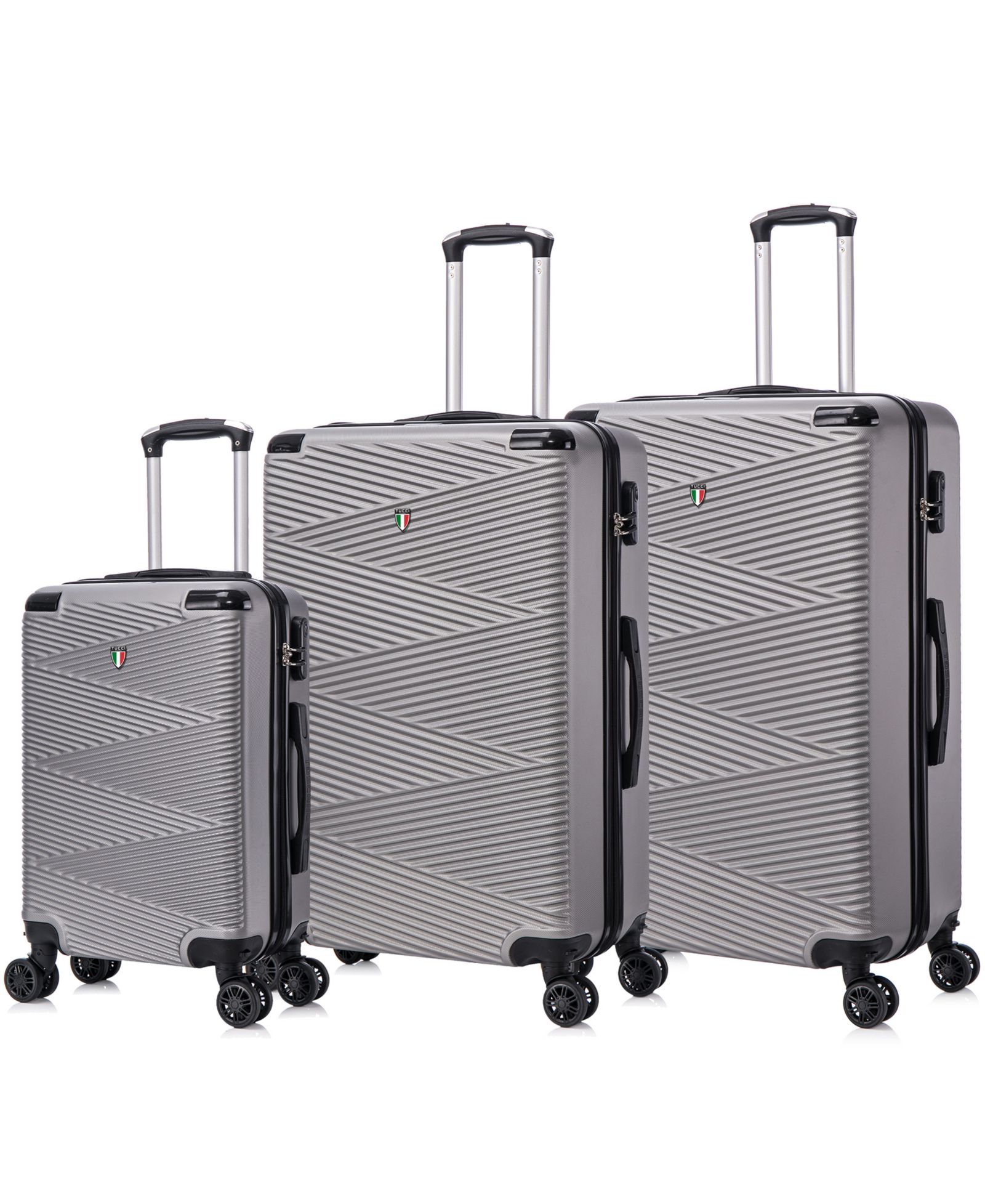Tucci Italy Avenza 3-Pc. Hardside Luggage Set