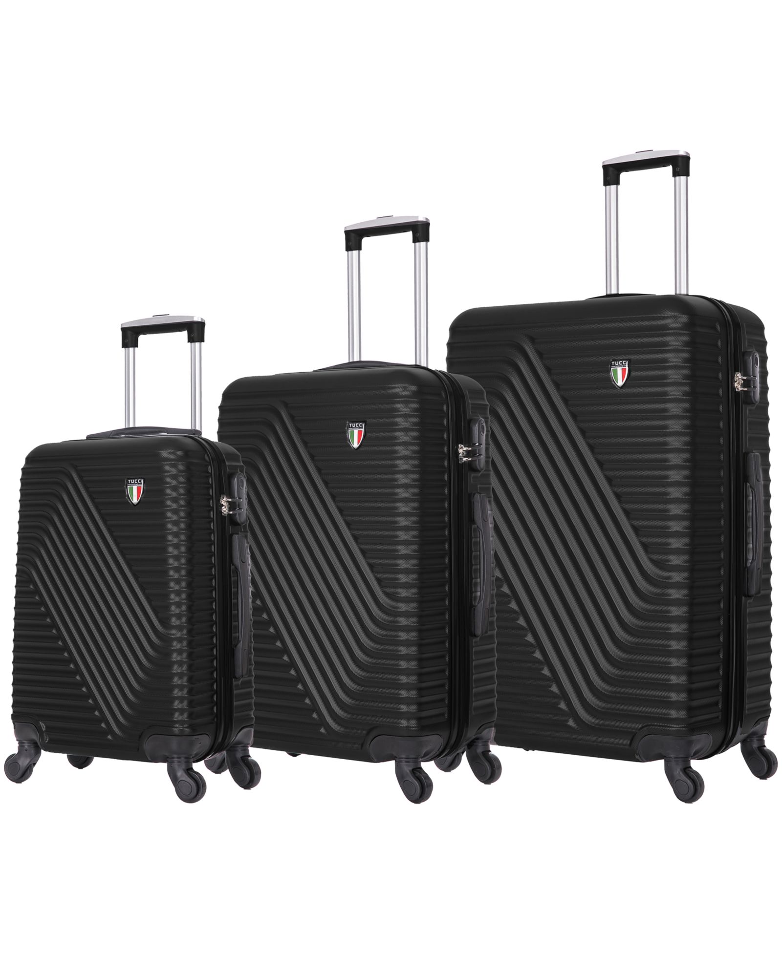 Tucci Italy Travola 3-Pc. Hardside Luggage Set