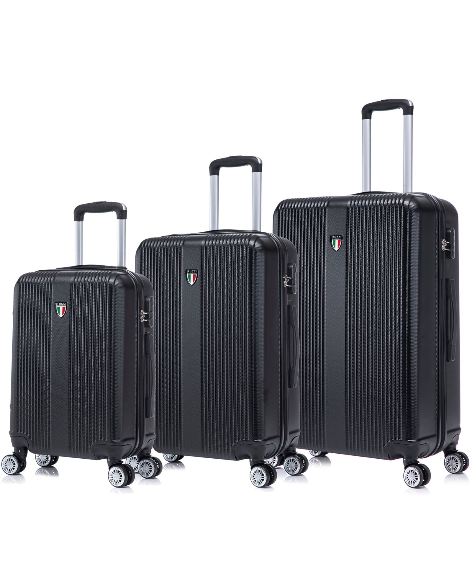 Tucci Italy Lustria 3-Pc. Hardside Luggage Set