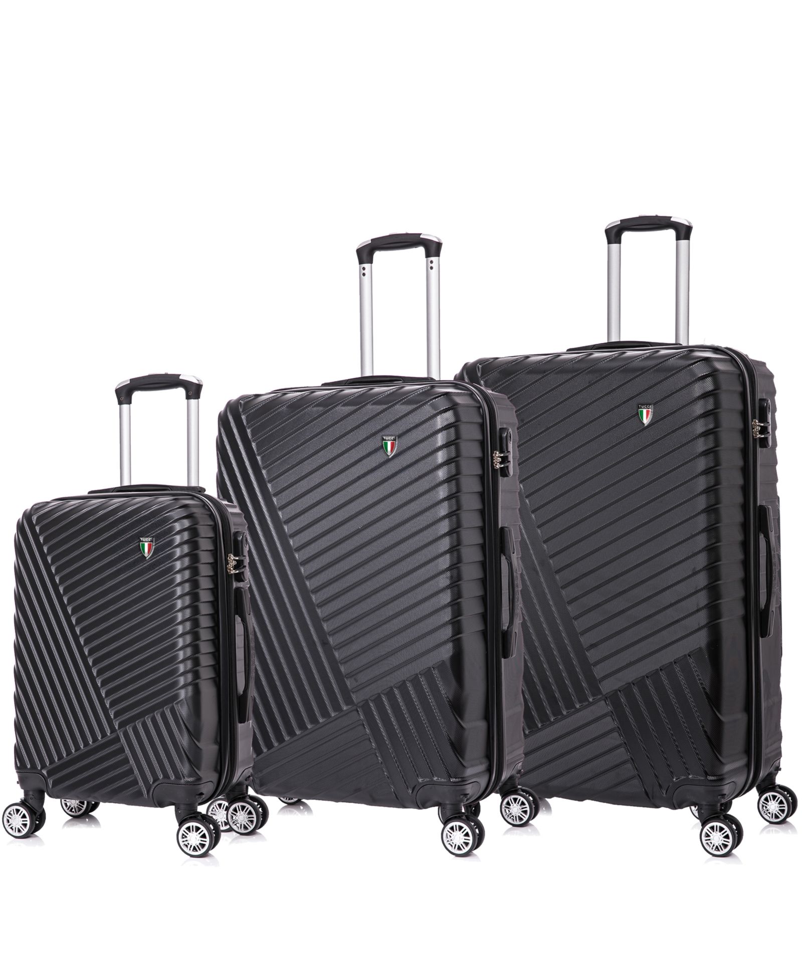 Tucci Italy Volaro 3-Pc. Hardside Luggage Set