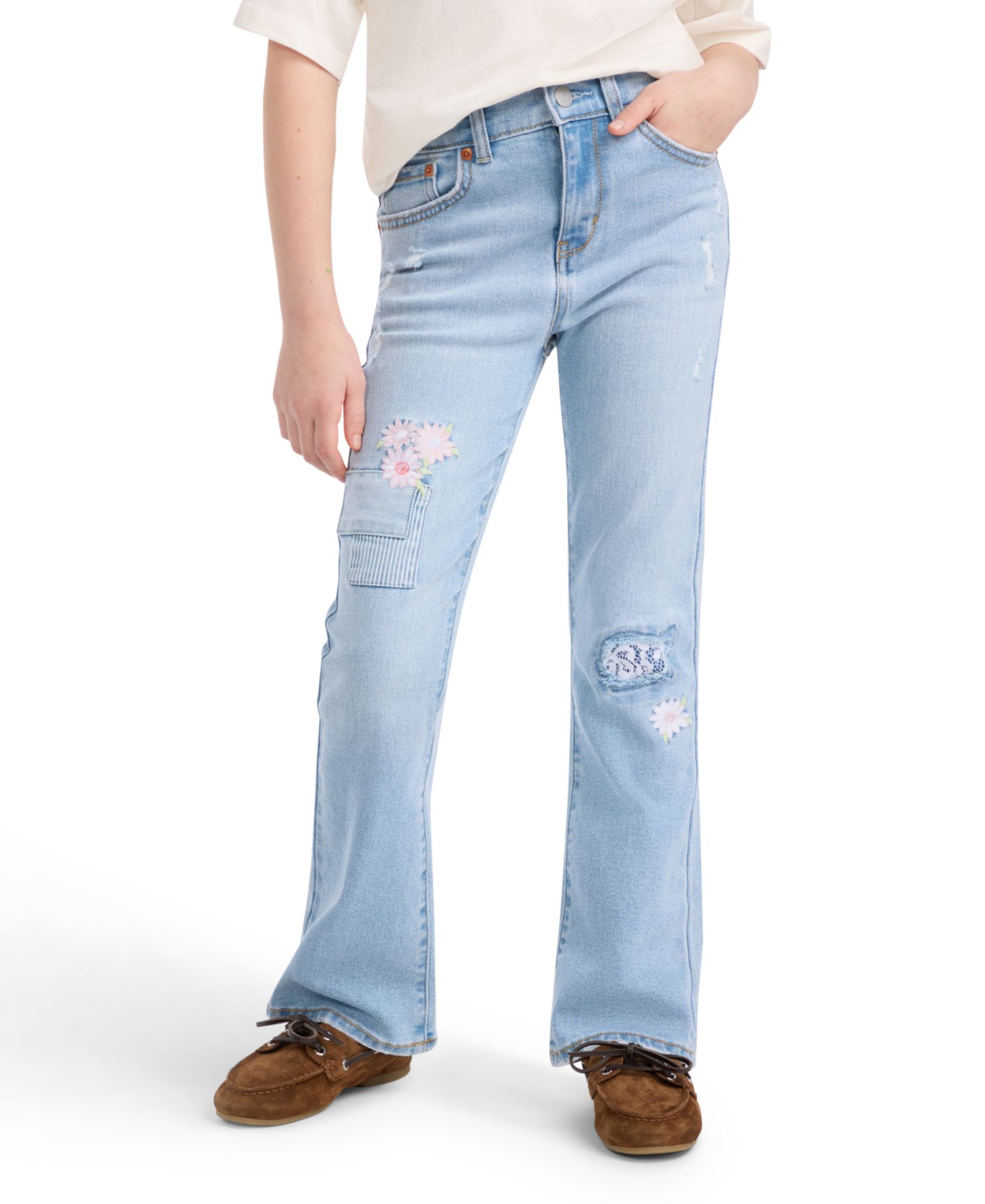 Детские джинсы Levi's 7-16 Stitch Detail Flare