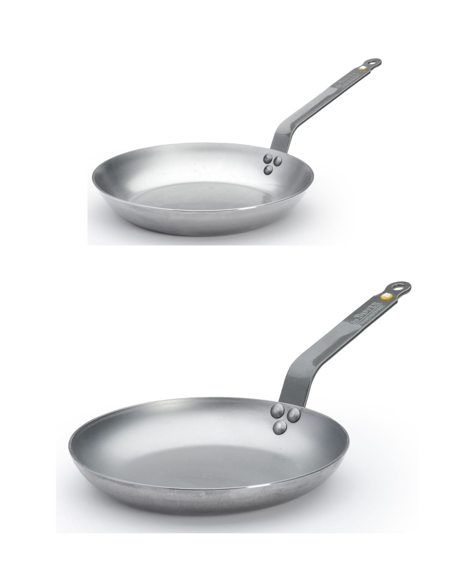 De Buyer Mineral B Carbon Steel 2-Pc. Starter Pan Set
