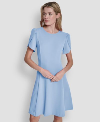 Женское платье DKNY Tulip-Sleeve Fit and Flare
