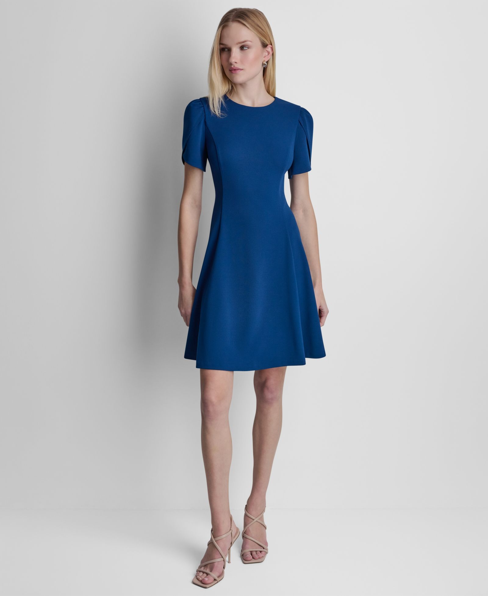 Женское платье DKNY Tulip-Sleeve Fit and Flare