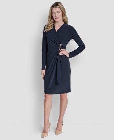 Женское платье DKNY V-Neck Wrap