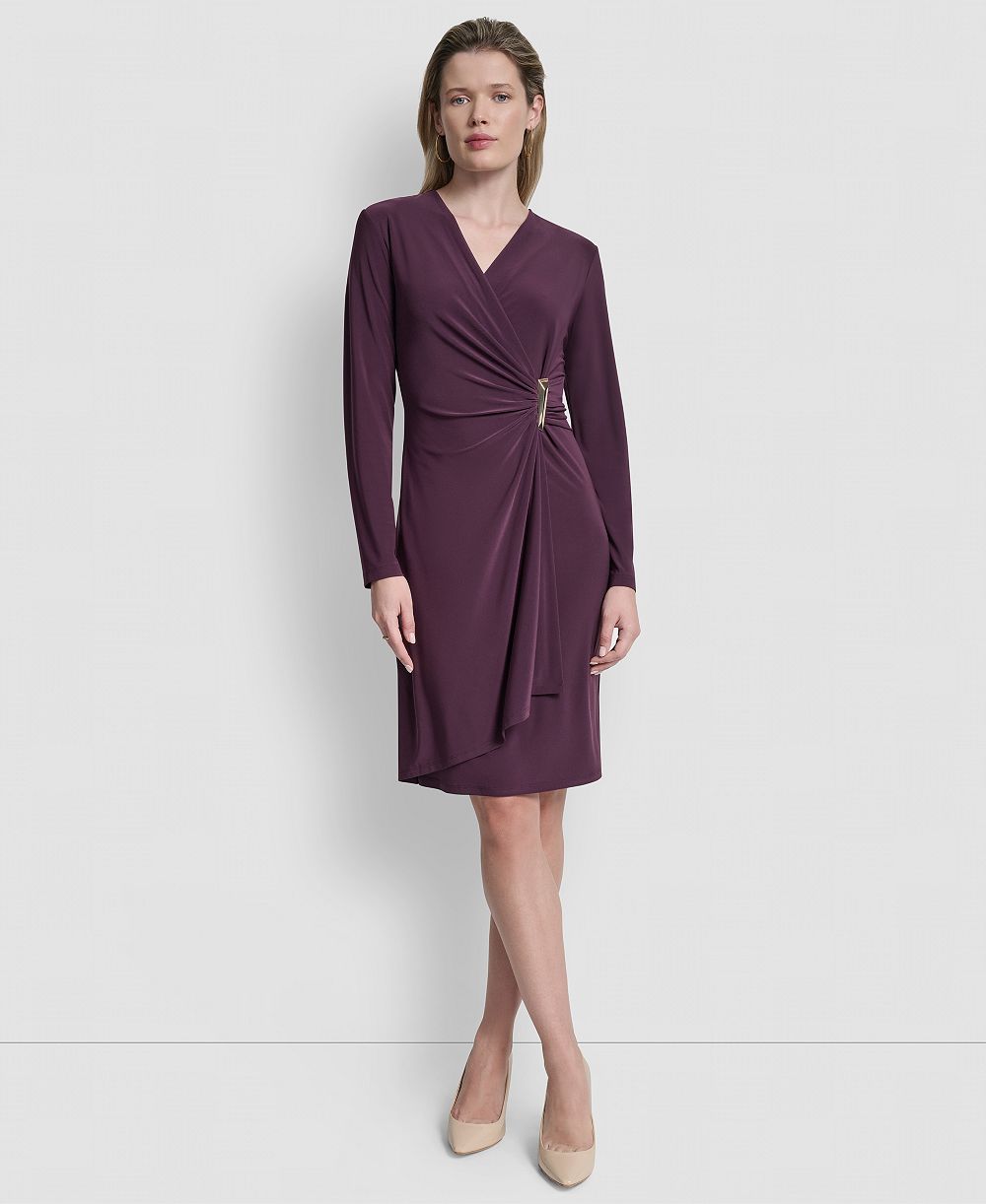 Женское платье DKNY V-Neck Wrap