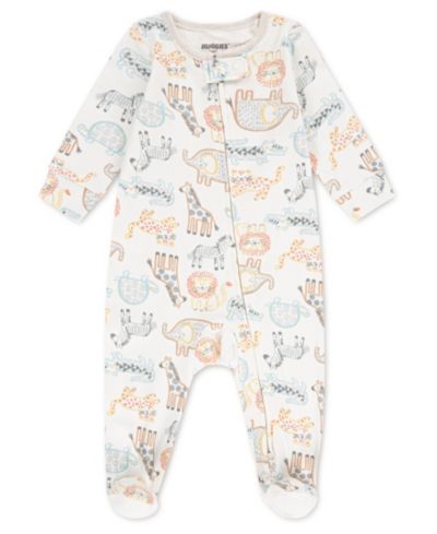 Huggies Baby Boys' Crewneck Footed Coverall