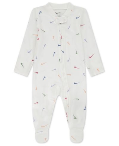 Nike Baby Boys' and Baby Girls' Printed Viscose Footed Coverall