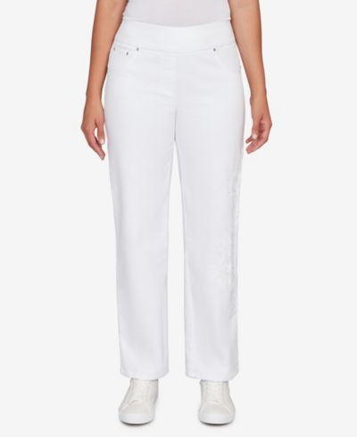 Детские джинсы Ruby Rd. Petite Embroidered Stovepipe Pull On