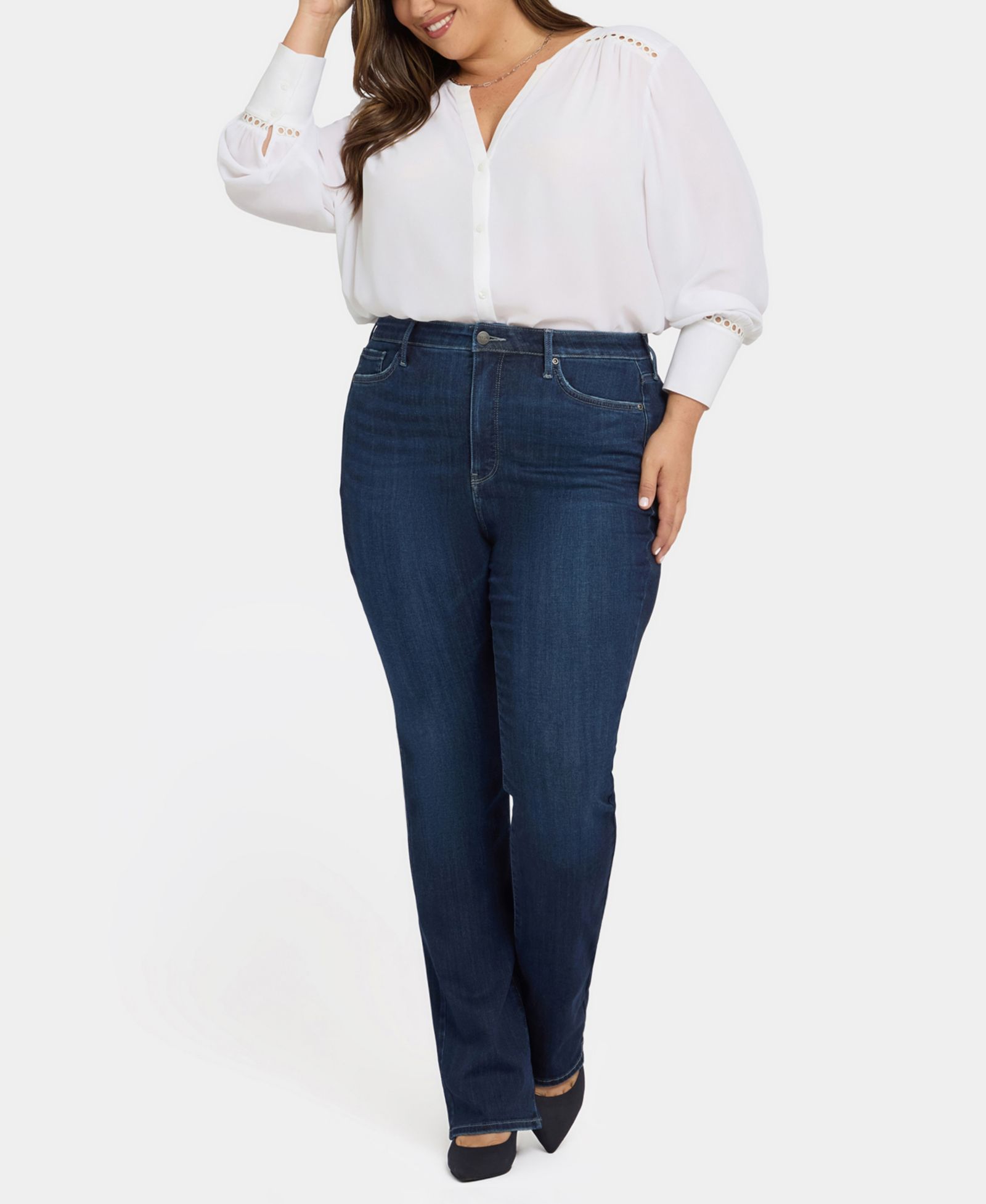 NYDJ Plus Size Billie Mini Bootcut Jeans