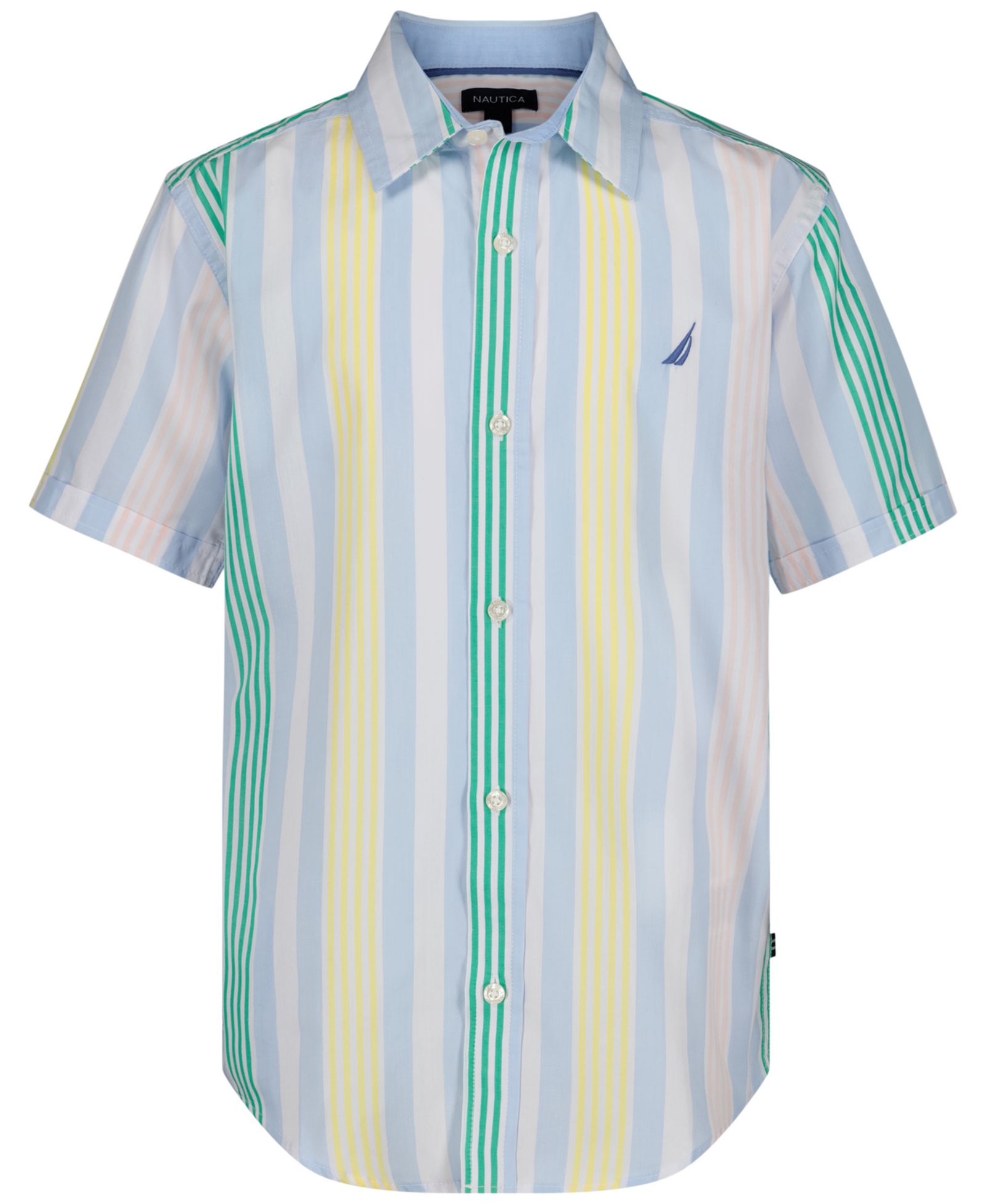 Детская рубашка Nautica Boys' 8-20 Resort Stripe Short-Sleeve Woven
