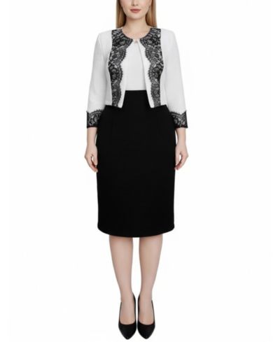 Женский комплект из 2 предметов NY Collection с кружевом