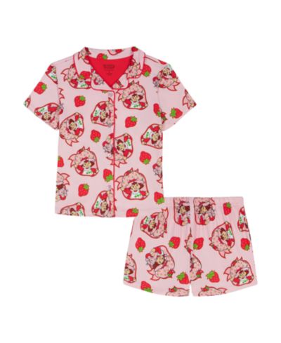 Детский пижамный комплект Strawberry Shortcake, топ и шорты, 2 штуки