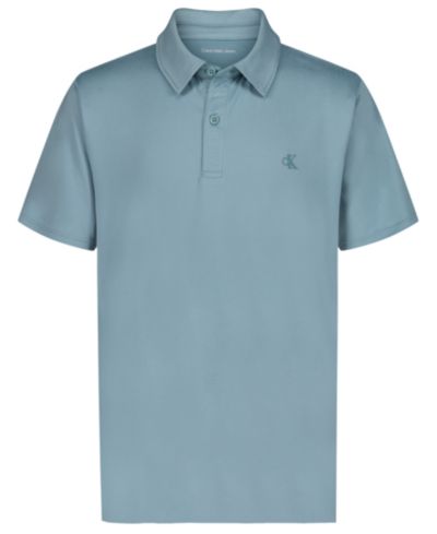 Детская рубашка Calvin Klein Boys' 8-20 Short-Sleeve Tech Polo
