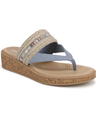 Natural Tan/Blue Fabric