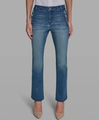 KARL LAGERFELD PARIS Женские джинсы Sailor Flare с завышенной талией