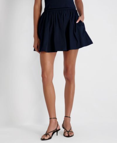 French Connection Women's Side Zip Flare Mini Skirt