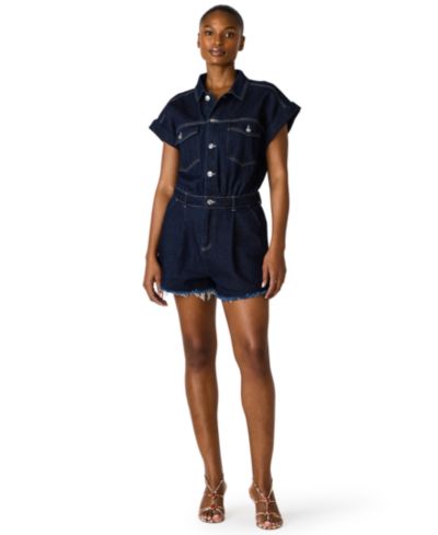 Женский ромпер Steve Madden Calliope Collared Short-Sleeve