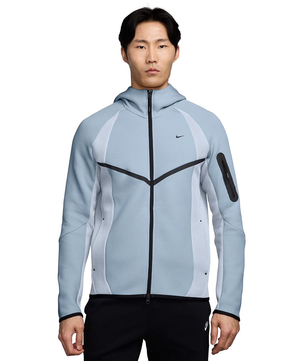Nike Men's Tech Color-Block Full-Zip Fleece Sweatshirt
