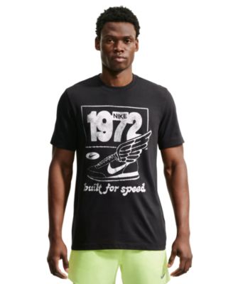 Мужская беговая футболка Nike Dri-FIT с графическим принтом
