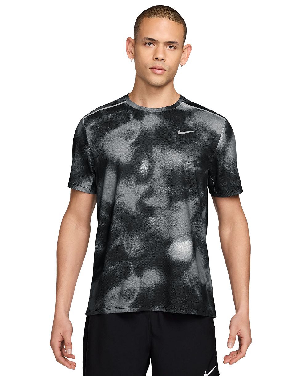 Nike Men's Miler Dri-FIT Crewneck Short-Sleeve Running T-Shirt