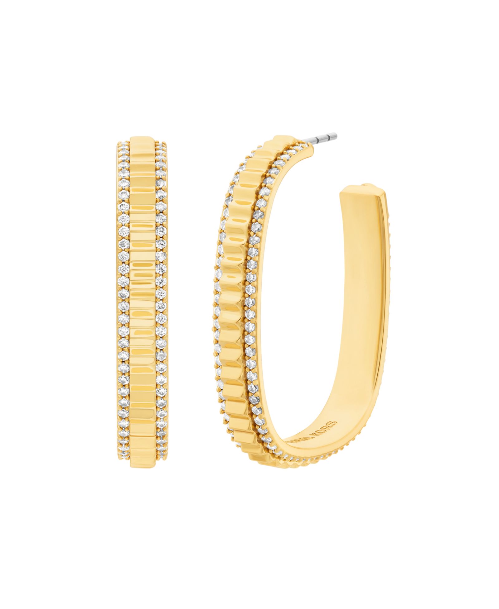 Серьги-кольца Michael Kors Lexington Large