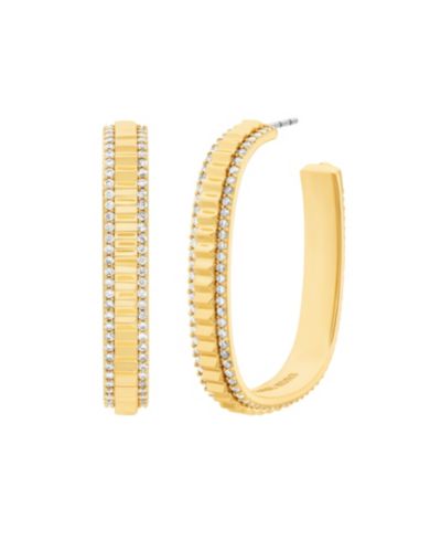 Серьги-кольца Michael Kors Lexington Large