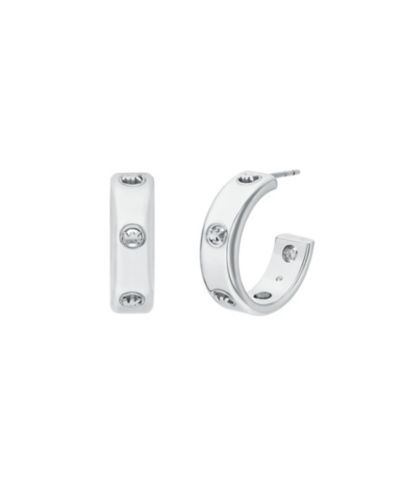 Серьги-кольца Michael Kors с логотипом