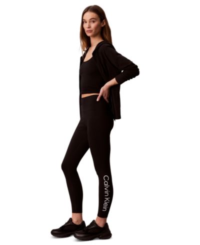 Calvin Klein Performance Women's High-Rise Cotton Logo Leggings