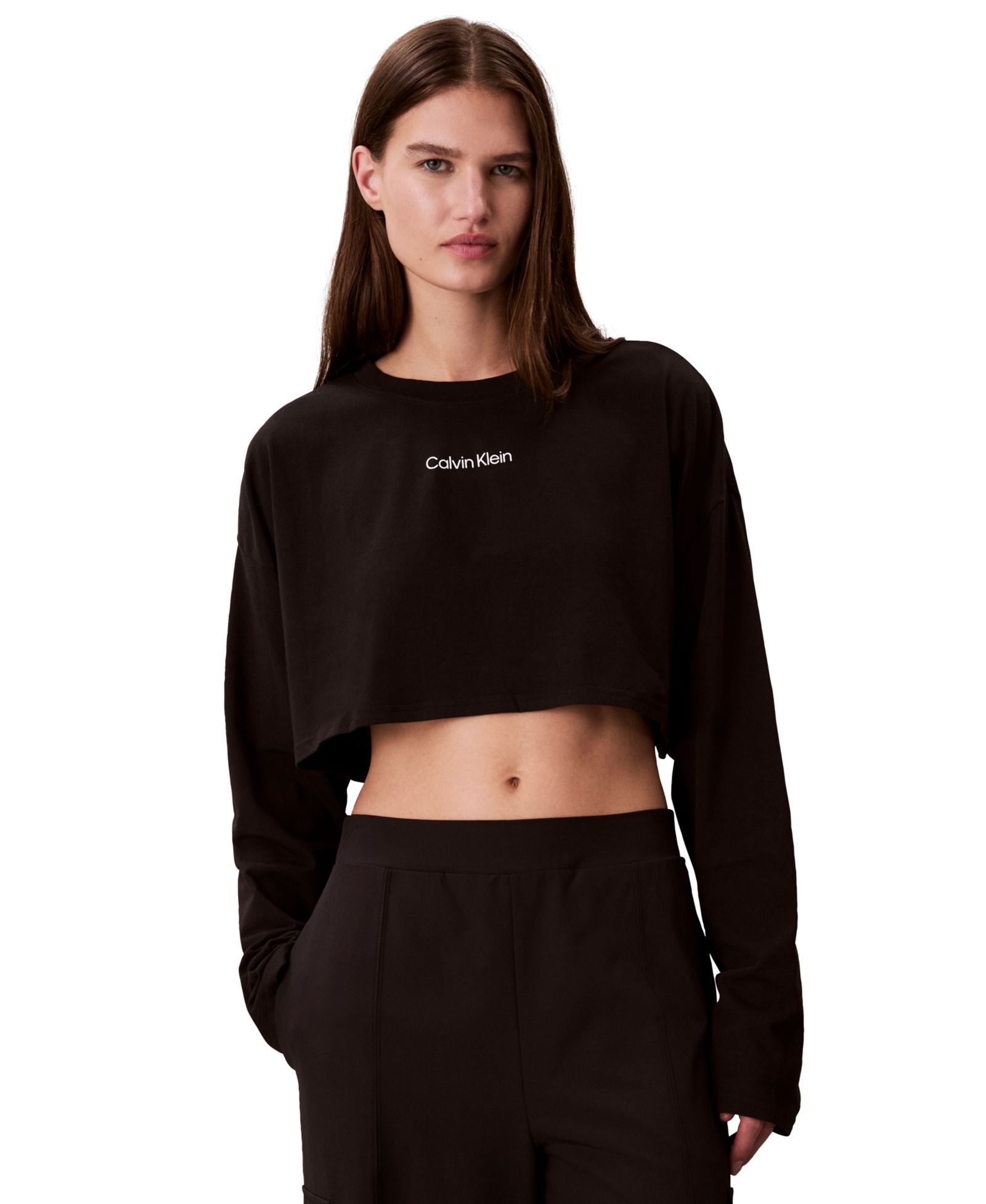 Calvin Klein Performance Женский Commuter Relaxed Cropped T-Shirt