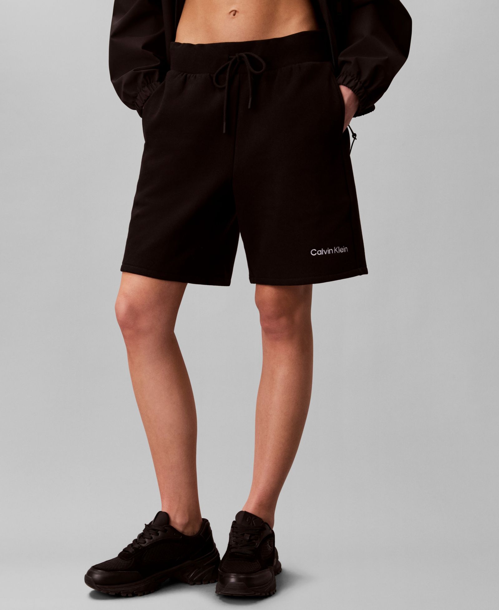 Calvin Klein Performance Women's Fleece Mid-Rise Shorts