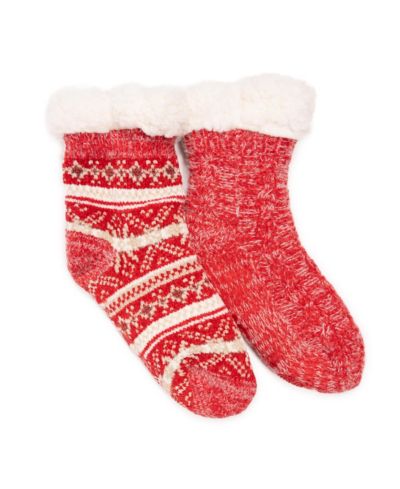 Женские махровые носки Muk Luks Chenille Cabin, 2 шт