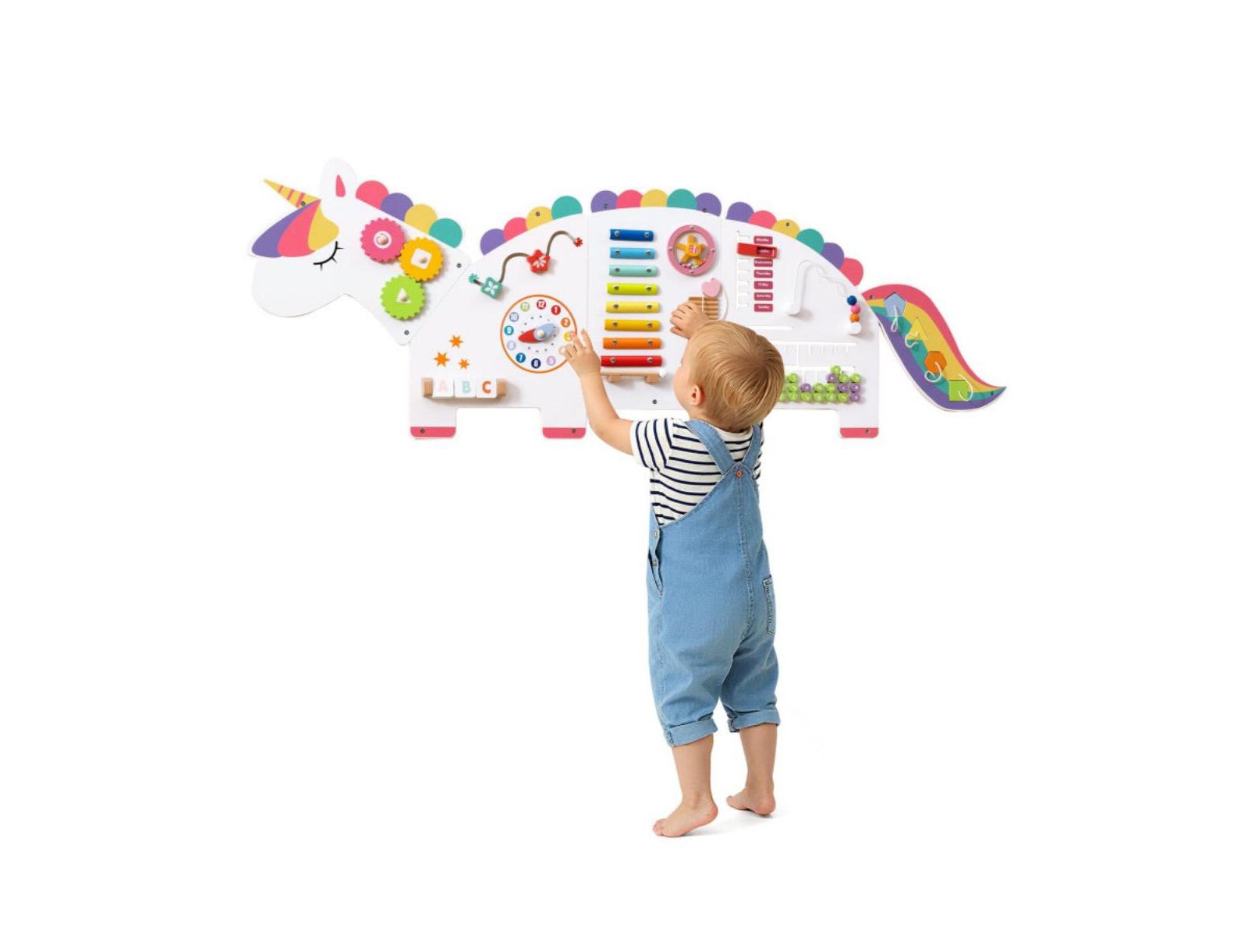 Интерактивная доска для детей Hongge 11 in 1 Dinosaur Busy Board