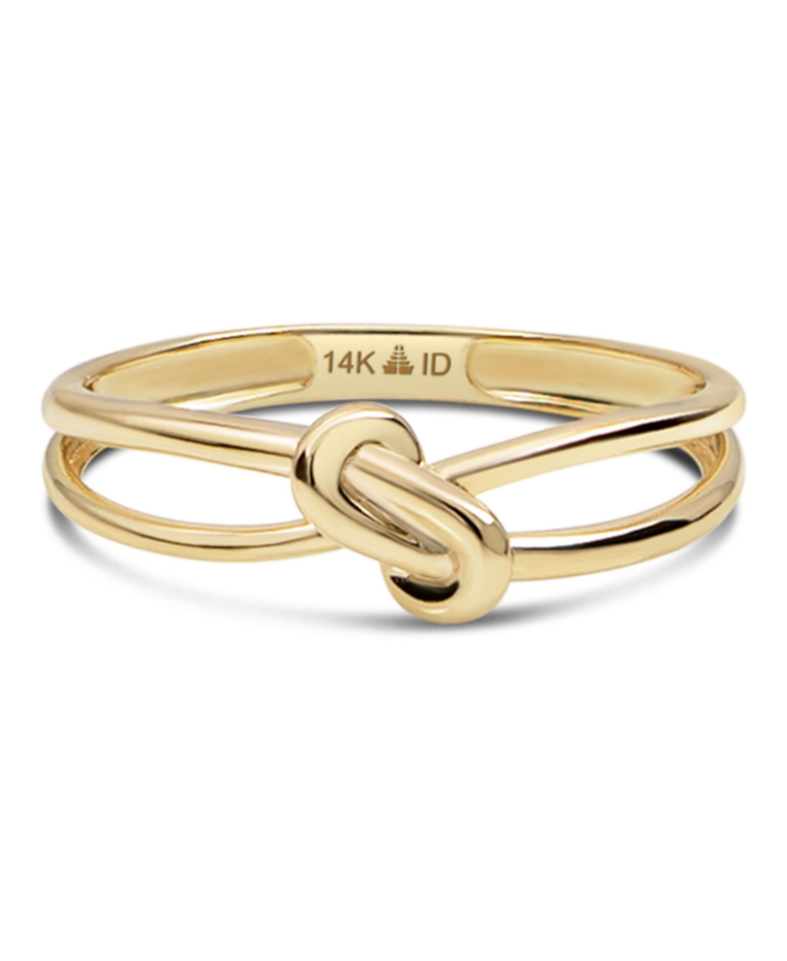 DEVATA Кольцо Love Knot из 14K золота