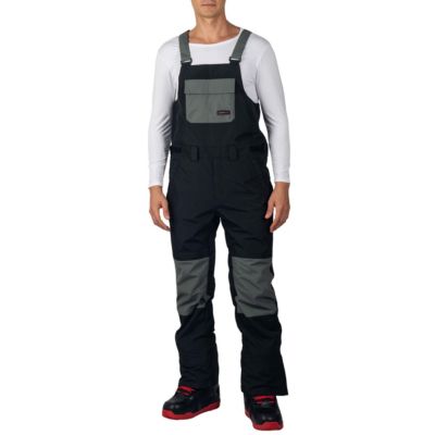Alpine Swiss Men's Snow Bib 10K Waterproof Ski Overalls Insulated Snowboard Pants