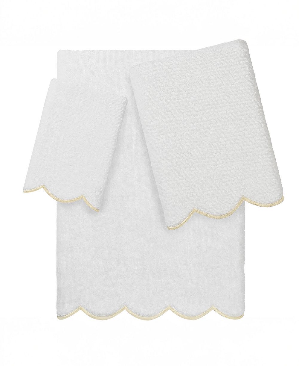 Набор полотенец Linum Home Adornia Scallop Cotton 3-Pc.