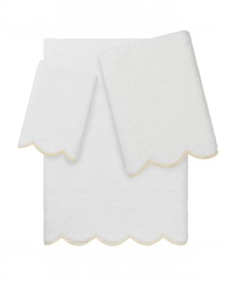 Набор полотенец Linum Home Adornia Scallop Cotton 3-Pc.