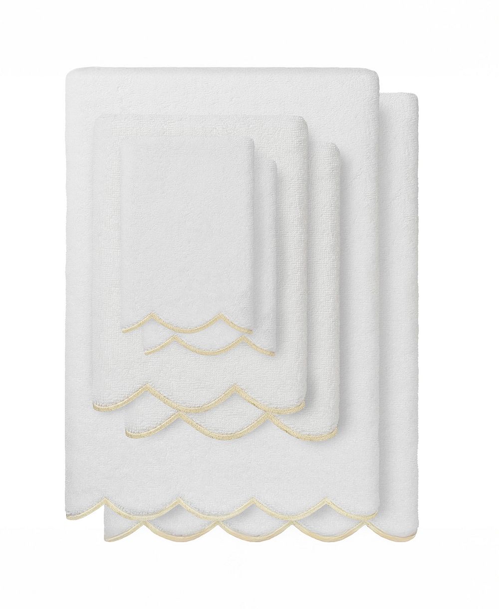 Набор полотенец Linum Home Adornia Scallop Cotton, 6-Pc.