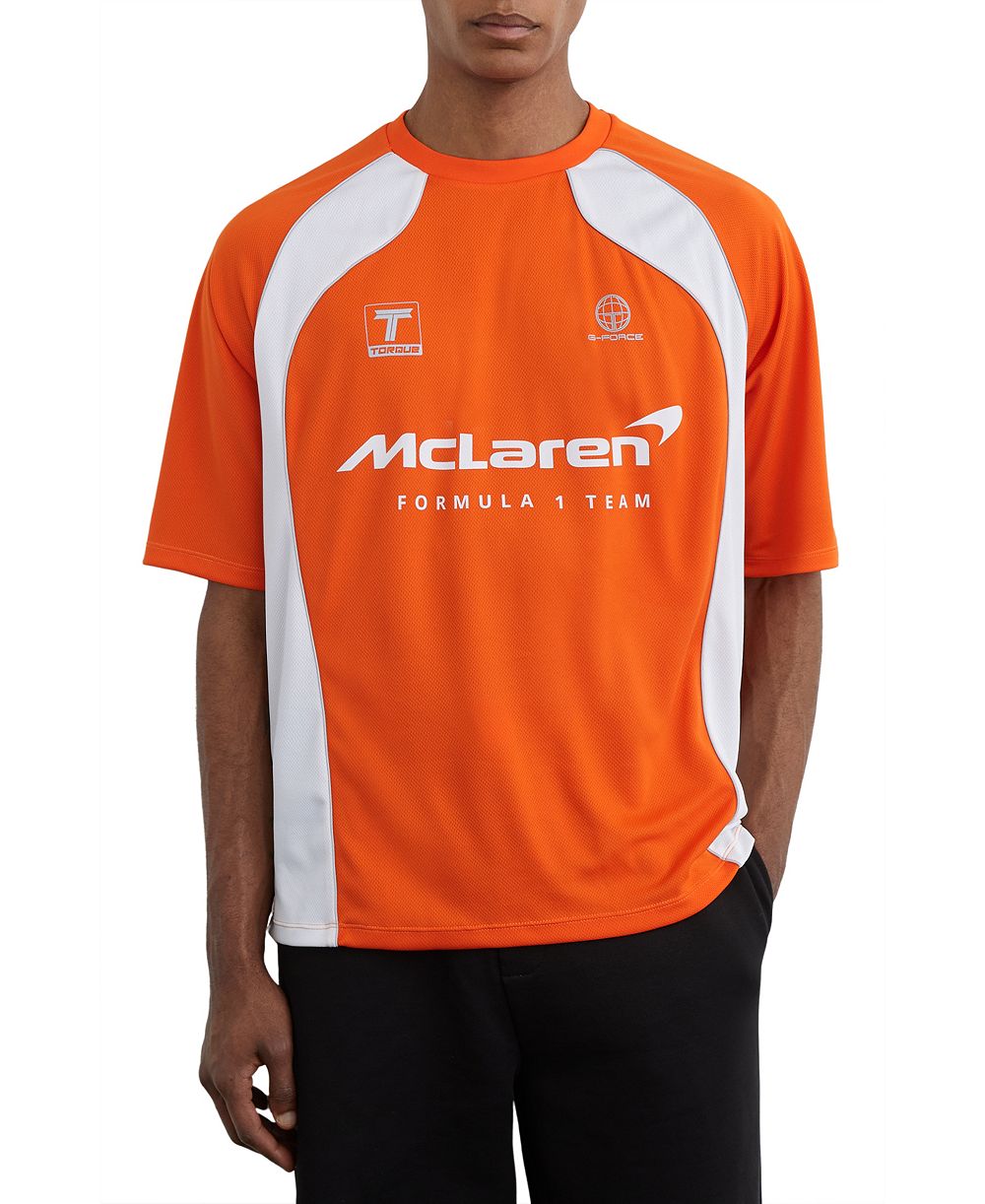 REISS Men's Dexor Mclaren Printed Jersey