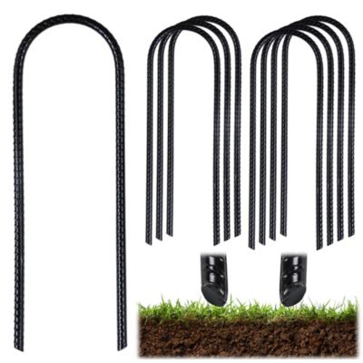 Колышки для батута Yescom Ground Anchors 11" U Shaped Heavy Duty для кемпинга, 8 штук