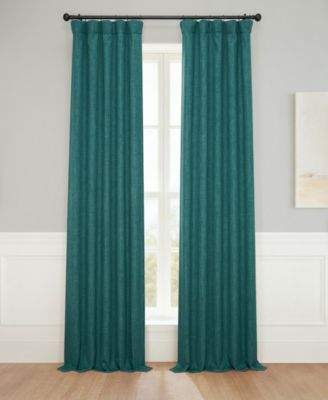 Half Price Drapes Faux Linen Room Darkening Curtains for Bedroom and Living Room Curtains (1 Panel)