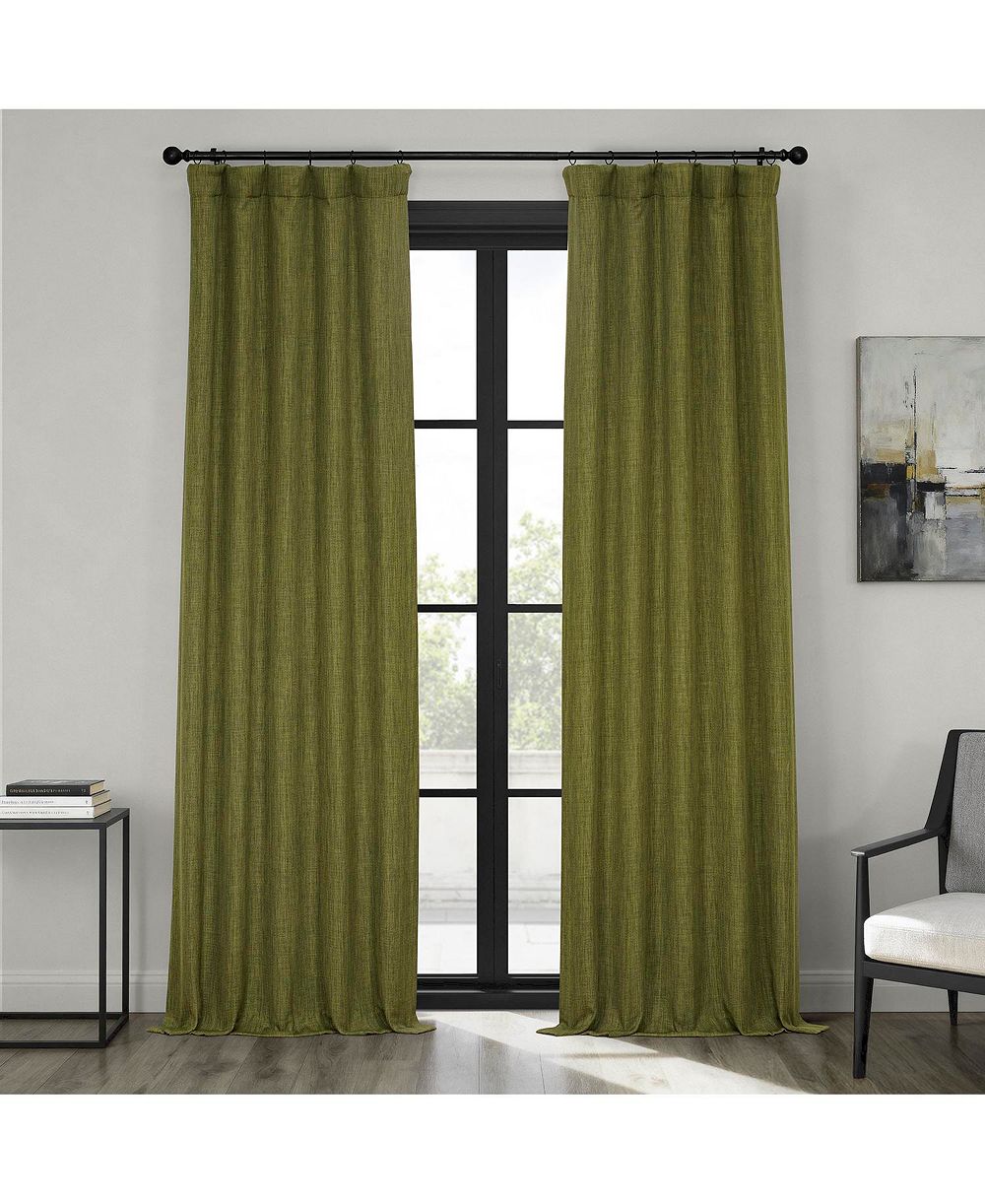 Шторы Half Price Drapes Textured Faux Linen Room Darkening
