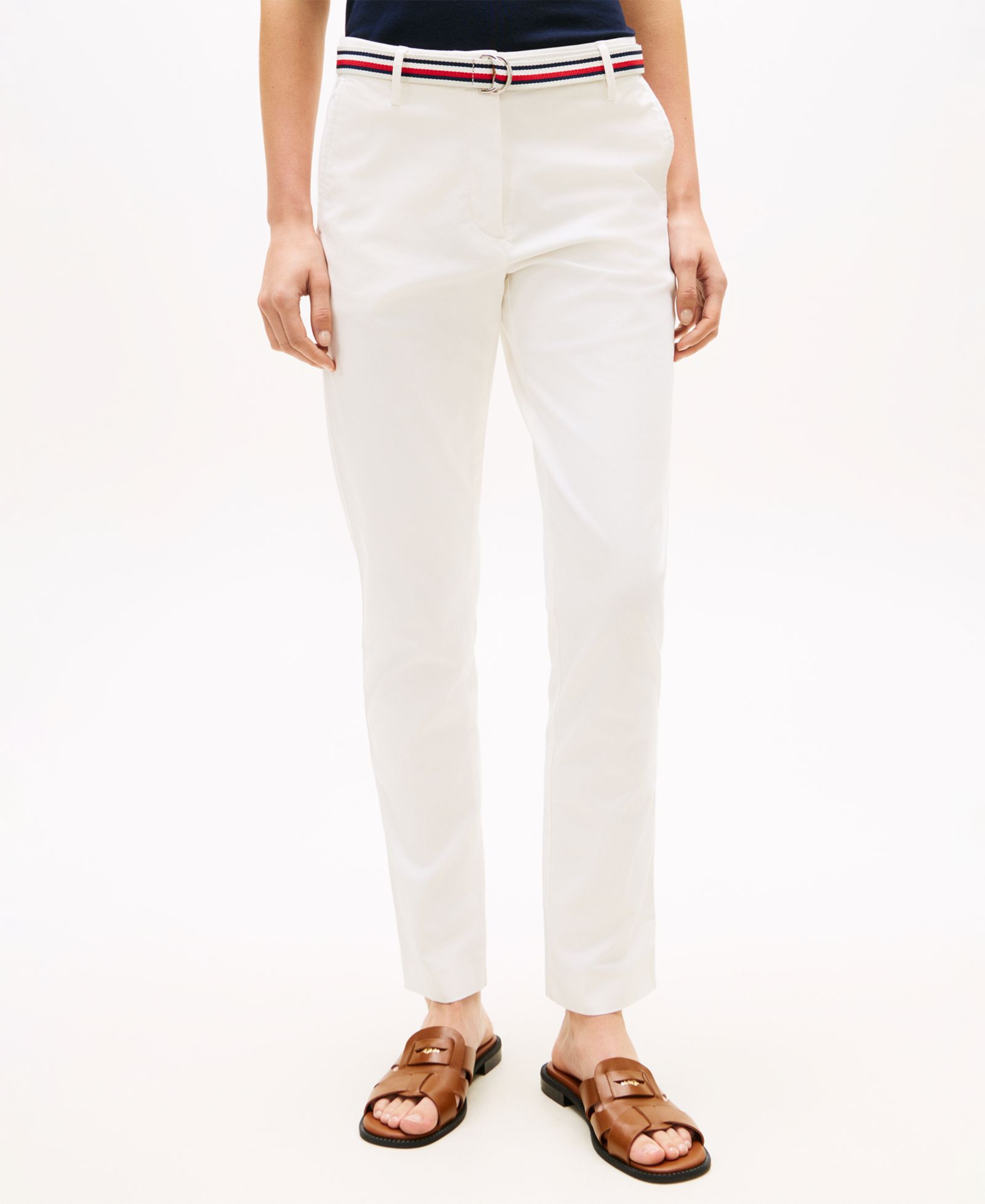 Tommy Hilfiger Женские чинос брюки Twill Slim Belted