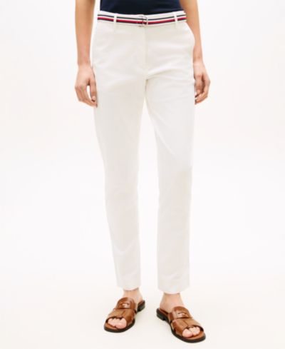 Tommy Hilfiger Женские чинос брюки Twill Slim Belted