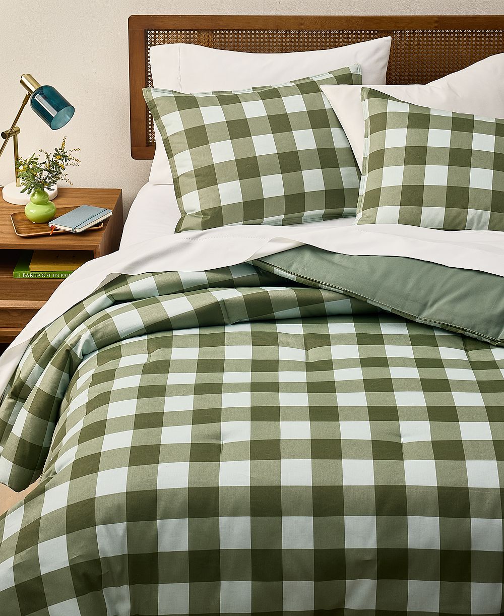 Arch Studios Gingham 3-Pc. Comforter Set, King, Macy's Exclusive