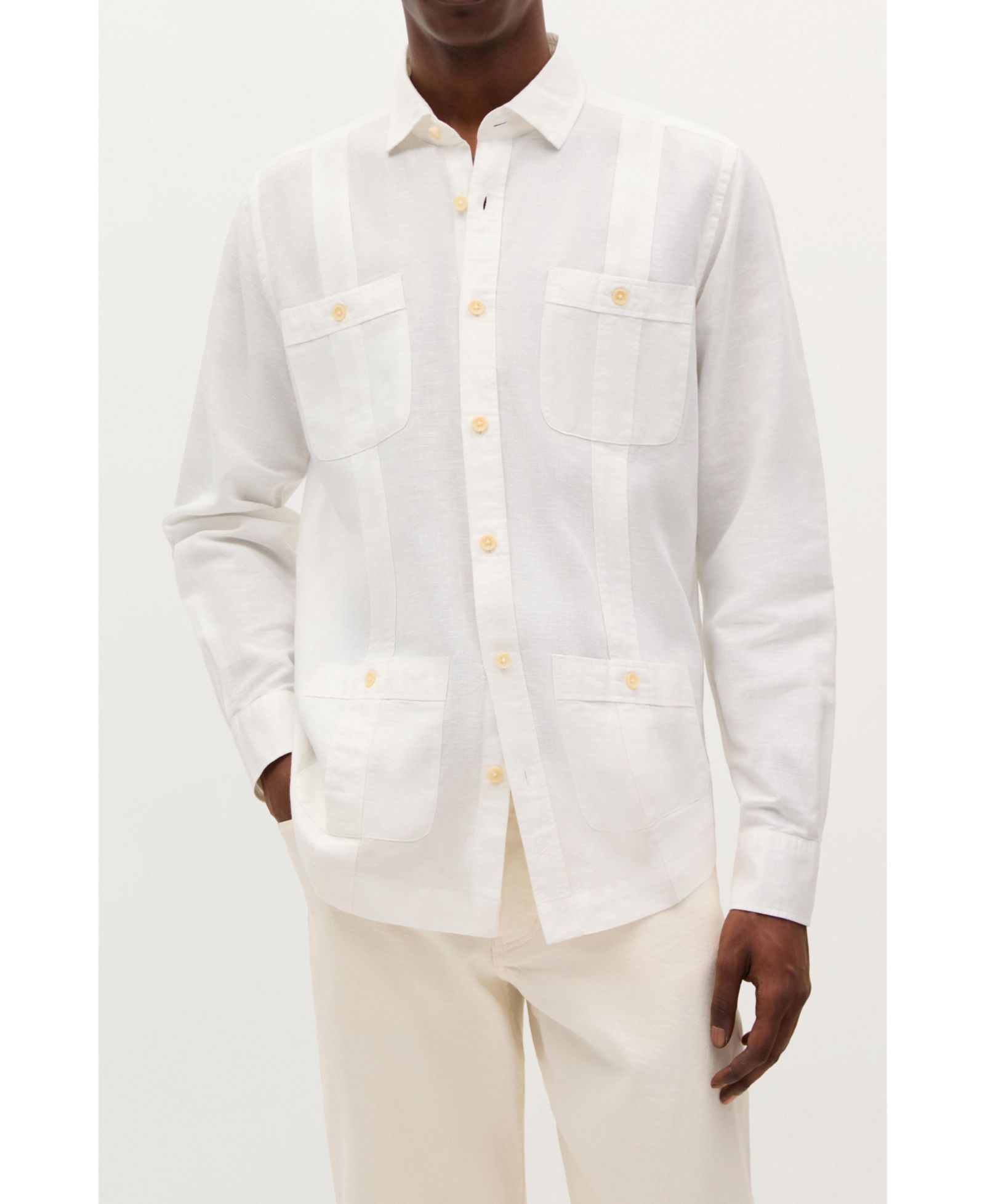 Scalpers Men's Nante G Linen Shirt